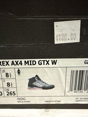 adidas Light Blue and Gray Trail Hiking Shoes **Read description**